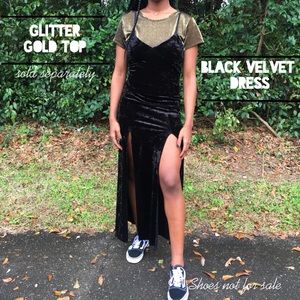 Black Velvet Dress